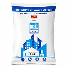 White Original Cement 1kg  Multipurpose White Cement for Crack Filling, Tile Gap Filler, Waterproof Wall Putty, Bathroom, Kitchen Repairs, Damp Walls, Fix  Home Improvement