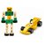 2-in-1 Wooden Robot and Race Car Toy Set for Kids, STEM Learning, Ages 3+