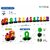 Wooden Magnetic Number Train, Numbers 0 to 10, Multicolour, 11 Piece Set, Educational Toy for Ages 3 and Above