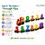 Wooden Magnetic Number Train, Numbers 0 to 10, Multicolour, 11 Piece Set, Educational Toy for Ages 3 and Above