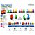 Wooden Magnetic Number Train, Numbers 0 to 10, Multicolour, 11 Piece Set, Educational Toy for Ages 3 and Above