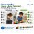 Wooden Magnetic Number Train, Numbers 0 to 10, Multicolour, 11 Piece Set, Educational Toy for Ages 3 and Above