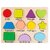 Wooden Shape Puzzle Board for Toddlers  11 Colorful Shapes | Rectangle, Circle, Triangle, Hexagon, Pentagon, Star, Heart & More | Montessori Educational Toy for Kids Ages 25, Geometry Learning