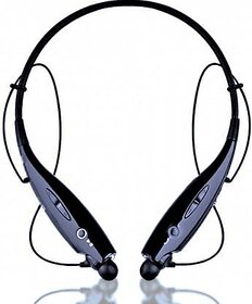 RYLEN  ORIGINAL HBS 730 Neck Band  Vibration Bluetooth Headphone Black Colour