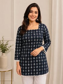 New Printed top for womans with dori and trending desings