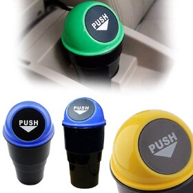 UrbanGhar Versatile and Stylish Compact Car Trash Bin - Essential Automotive Waste Container Perfect for Every Vehicle