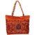 Womens Multi Canvas Handicraft Tote Bag