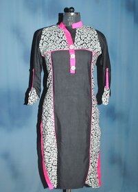 Rayon Cotton printed kurti for womens