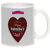 AllUPrints Gift Of A Lifetime On Valentines Day White Coffee Mug - 11 oz