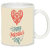 AllUPrints With Lots Of Love On Valentines Day White Coffee Mug - 11 oz