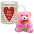 AllUPrints Special Gift For Girlfriend On Valentines Day White Coffee Mug With Teddy - 11 oz