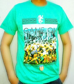 Mana t shirt half sleeves light green clolr