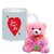 AllUPrints Unique Gift On Valentines Day White Coffee Mug With Teddy - 11 oz