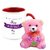 AllUPrints Valentines Day Gift For Best Friend Red Coffee Mug With Teddy - 11 oz