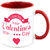 AllUPrints Always Be My Valentine Red Coffee Mug - 11 oz