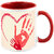 AllUPrints All You Need Is Love Red Coffee Mug - 11 oz