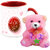 AllUPrints Surprise Valentines Day Gift Red Coffee Mug With Teddy - 11 oz