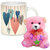 AllUPrints Symbol Of Love White Coffee Mug With Teddy - 11 oz
