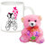 AllUPrints Riding With My Love White Coffee Mug With Teddy - 11 oz