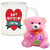 AllUPrints A Gift Of Lifetime On Valentines Day White Coffee Mug With Teddy - 11 oz