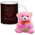 AllUPrints Unique And Beautiful Valentines Day Gift White Coffee Mug With Teddy - 11 oz