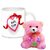 AllUPrints Valentines Day Special Present White Coffee Mug With Teddy - 11 oz