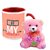 AllUPrints You And Me Feb 14 Love Red Coffee Mug With Teddy - 11 oz