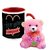 AllUPrints Love You Always And Forever Red Coffee Mug With Teddy - 11 oz