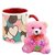 AllUPrints Be My Lovely Valentine Red Coffee Mug With Teddy - 11 oz