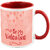 AllUPrints Be My Valentine Honey Red Coffee Mug - 11 oz