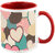 AllUPrints Be My Lovely Valentine Red Coffee Mug - 11 oz