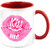 AllUPrints Love Forever Red Coffee Mug - 11 oz