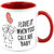AllUPrints Love With A Kiss Red Coffee Mug - 11 oz