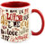 AllUPrints Love You Always And Forever Red Coffee Mug - 11 oz