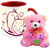 AllUPrints Surprise Your Valentine Red Coffee Mug With Teddy - 11 oz