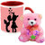 AllUPrints Love Everywhere Red Coffee Mug With Teddy - 11 oz