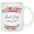AllUPrints Floral Love And Heart White Coffee Mug - 11 oz