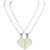 Men Style Non Plated Silver Stainless Steel Pendant With Chain Only for Women.