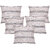 DIVINE CASA 100 Cotton Set Of 5 Cushion Cover High Wash Fastness And Soft Finish
