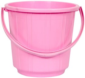 Samridhi Bucket with Plastic Handle Pink