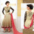Decent World Cream Chanderi Cotton Styles Dress Material