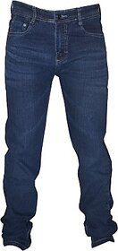 Men's Regular Fit Blue Jeans