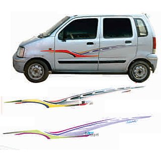 Buy WAGON R OLD SIDE STICKER/GRAPHICS/DECALS Online @ ₹1500 from ShopClues