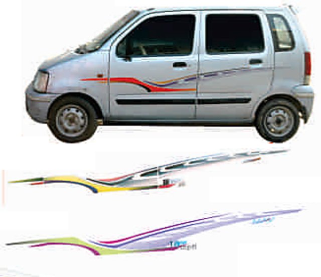 Buy WAGON R OLD SIDE STICKER/GRAPHICS/DECALS Online @ ₹1500 from ShopClues