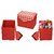 Yellow Weaves Red Storage Box - 35 Litre