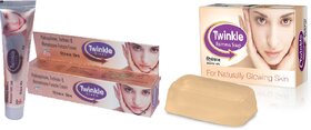 Twinkle Cream for Fairness (set of 20 pcs.) + Twinkle Fairness Soap (set of 10 pcs.).