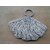 Ladies Stone And Leather Purse White