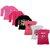 IndiWeaves Girls Cotton Full Sleeves Printed T-Shirt (Pack of 4)Multicolor