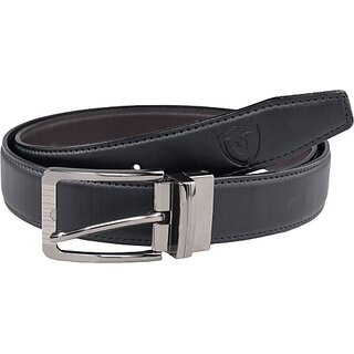 Keviv Men Evening, Party, Formal, Casual Brown, Black Artificial Leather Reversible Belt