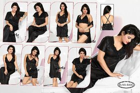 Sleep Wear Set 12pc Bra Panty Spaghetti Top Skirt Gown Shorts Robe Babydoll